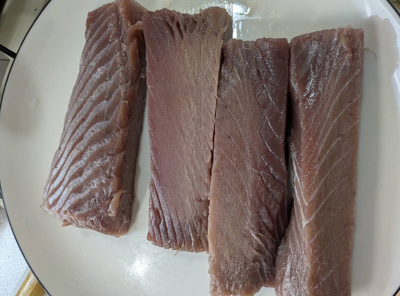 トロの部分のマグロ