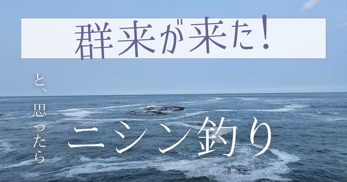 群来が起こって海が白くなっている画像のアイキャッチ