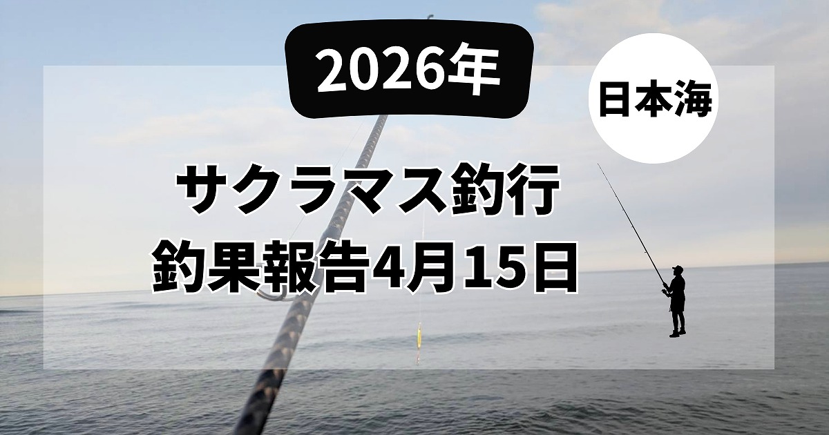 日本海を眺めながら竿をもって海に立っている画像