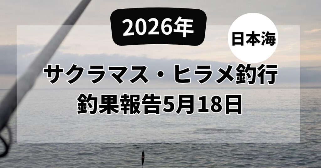 朝マズメの海に向かってロッドを構えているアイキャッチ画像