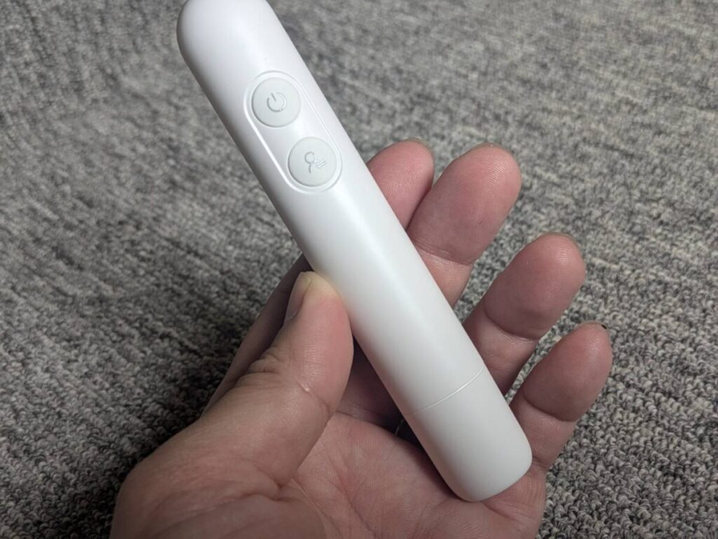 速熱ツールのスイッチ部画像